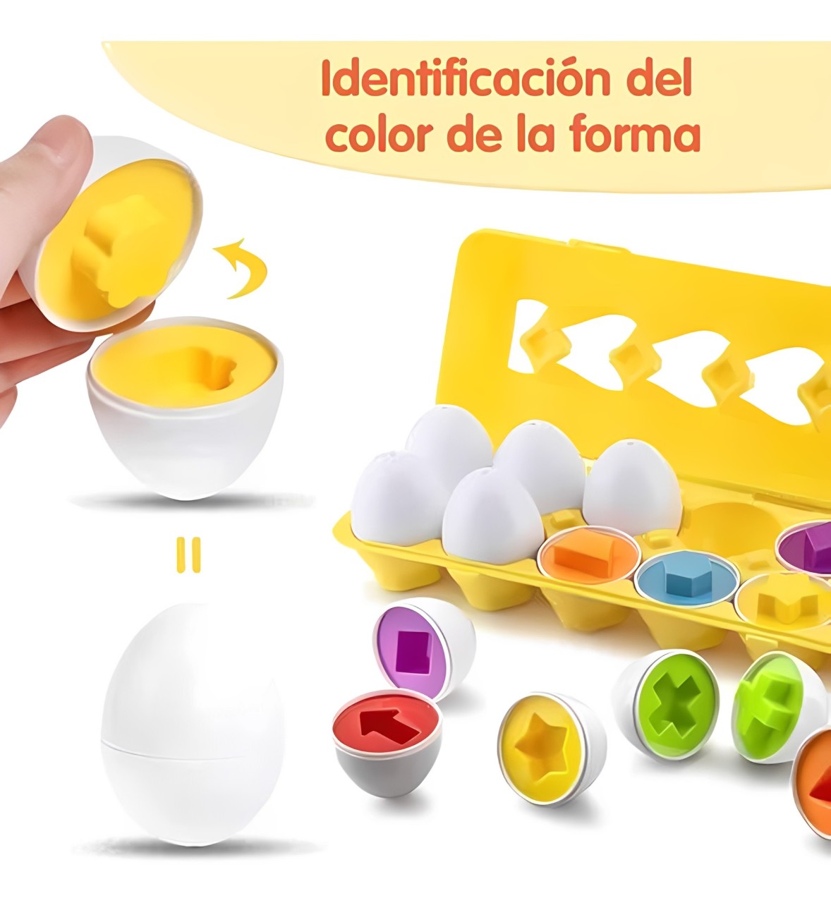 Figucolors® Pack 12 huevos montessori