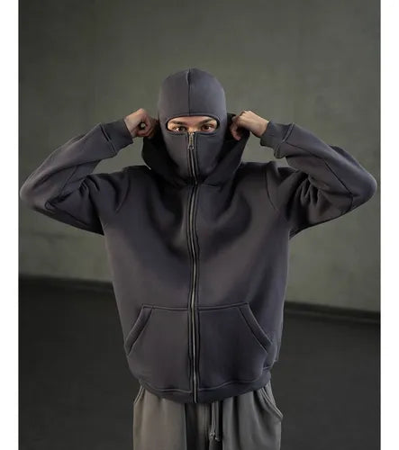 HOODIE NINJA CON BALACLAVA