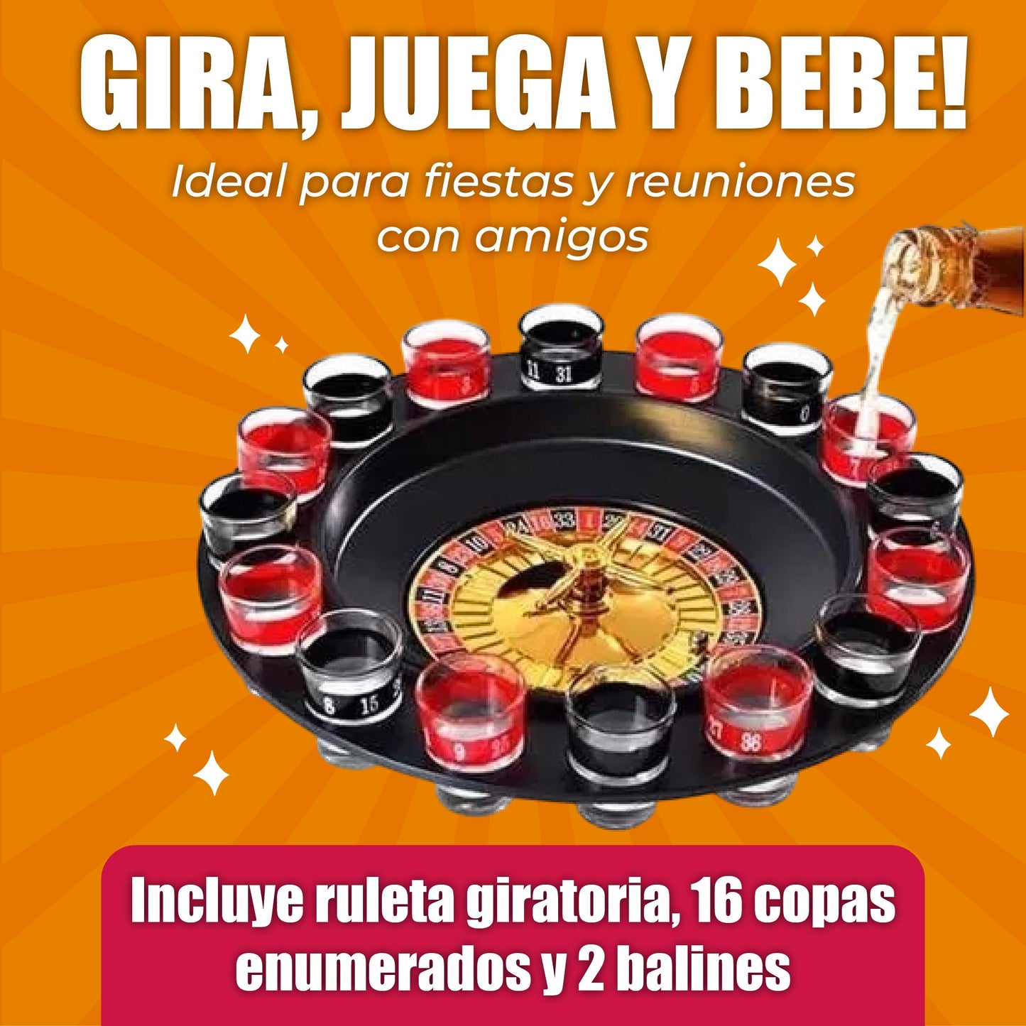 🔥 ¡La Ruleta de Shots: El Juego que Llevará tu Fiesta al Siguiente Nivel! 🔥
