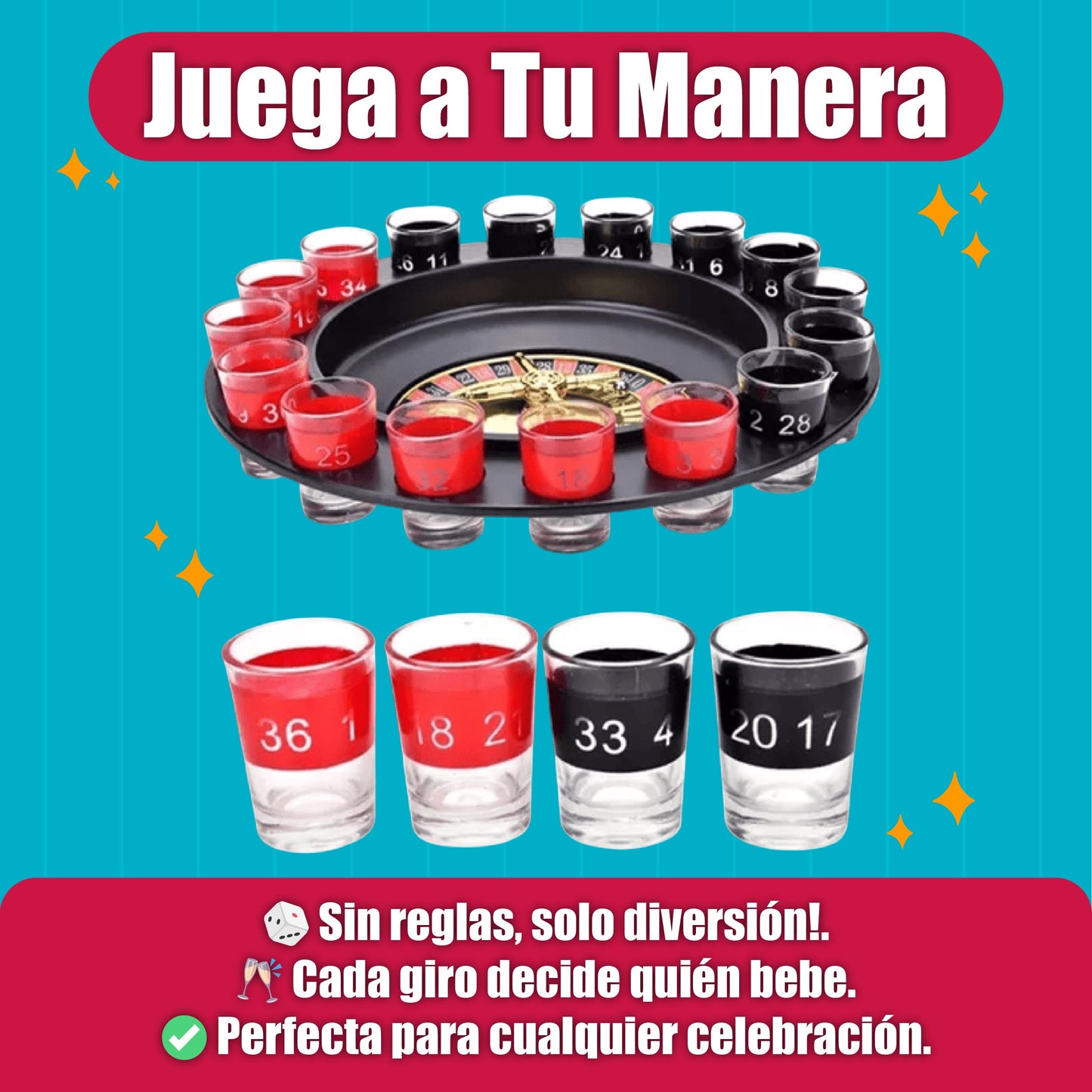 🔥 ¡La Ruleta de Shots: El Juego que Llevará tu Fiesta al Siguiente Nivel! 🔥