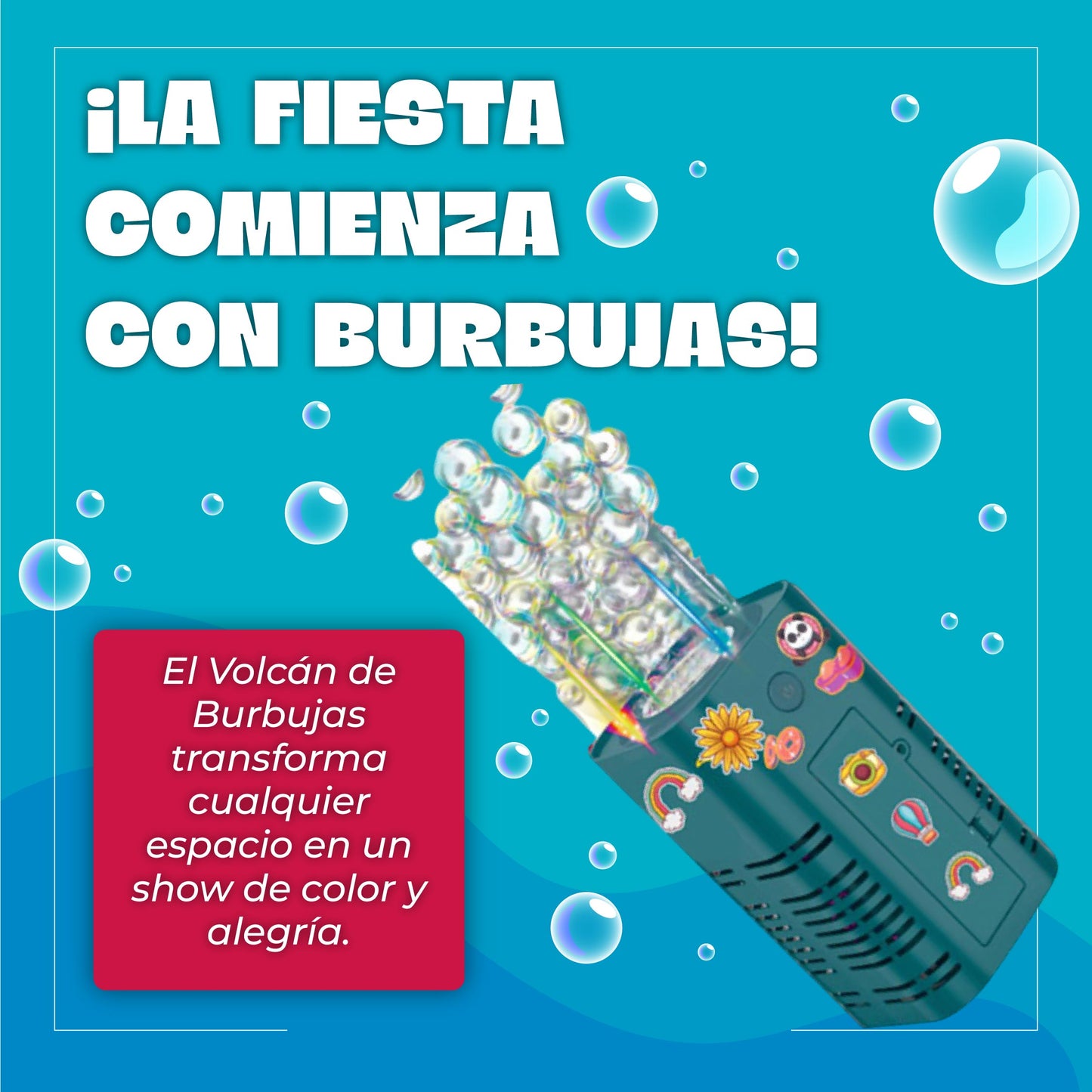 Volcán de Burbujas🫧🌈
