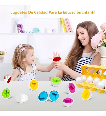 Figucolors® Pack 12 huevos montessori
