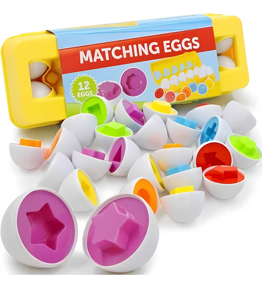 Figucolors® Pack 12 huevos montessori