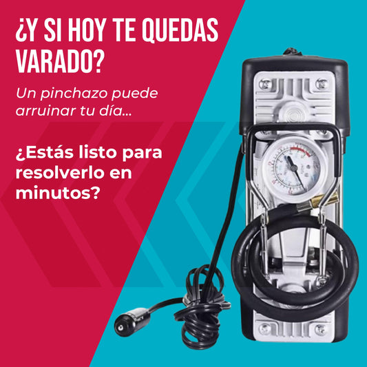 Compresor Portátil de Doble Cilindro