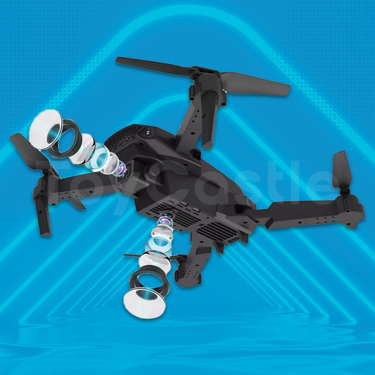 Dron Doble Cámara 4K: Lleva tus Videos al Siguiente Nivel.