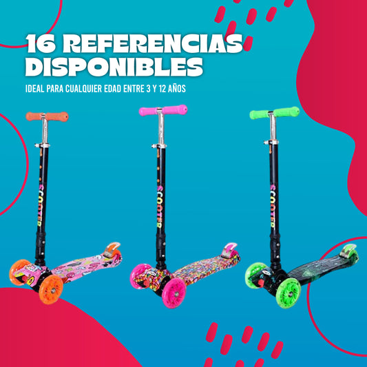 Scooter con ruedas LED: Diversión, seguridad y estilo en cada trayecto.